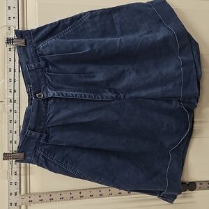 Blue, 90s, 80s, Retro, Casual, High-Waisted, Shorts, Travel, Summer, Nautical,